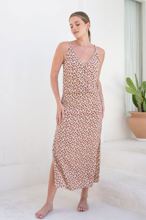 Gala Midi Dress / Passion