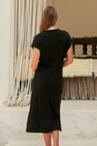 Kacy Midi Dress / Black