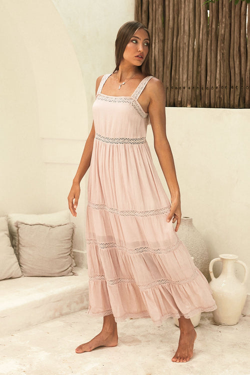 Megan Maxi Dress / Rose