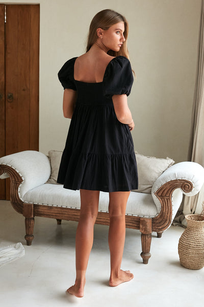 Nadia Mini Dress / Black