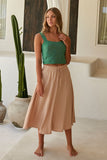 Pippa Midi Skirt / Sand
